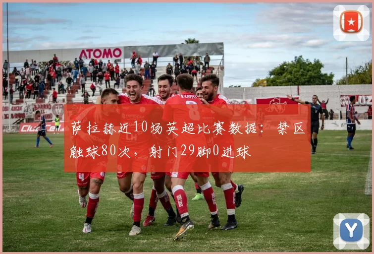 萨拉赫近10场英超比赛数据：禁区触球80次，射门29脚0进球